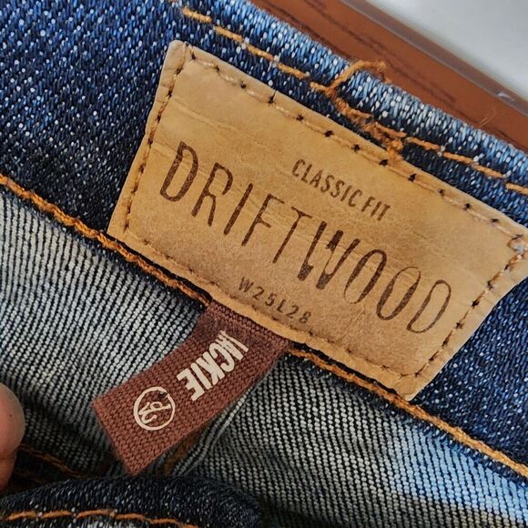 Driftwood Jackie Women's Embroidered Skinny Jeans Size 25 Distressed Classic Fit - Picture 4 of 16